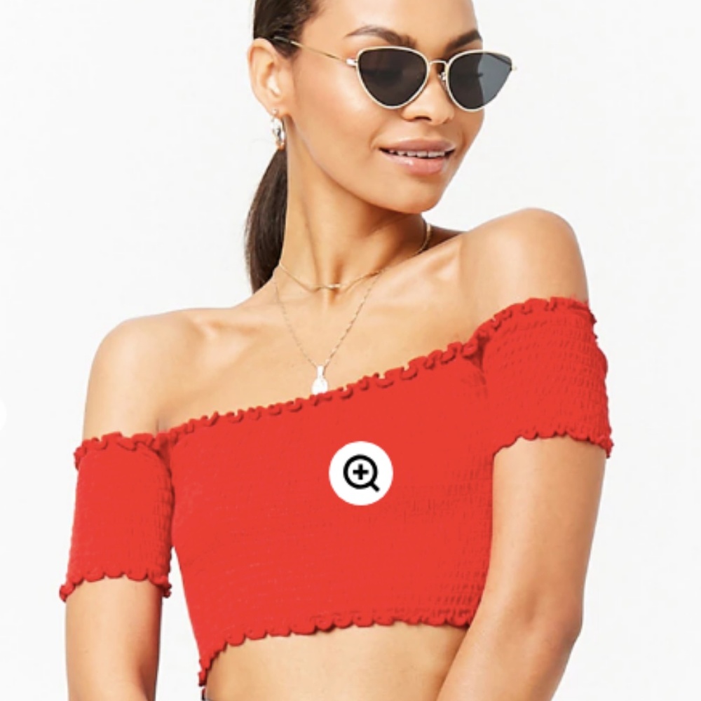 Smocked Crop Top